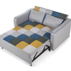 Aspen Yellow Blue Sofa Bed