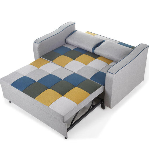 Aspen Yellow Blue Sofa Bed