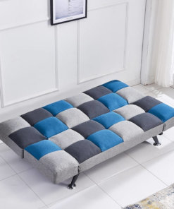 Boston Sofa Bed Teal Patchwork
