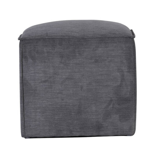 Cube Footstool Grey