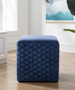 Quilted Blue Cube