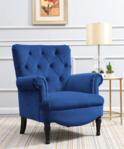 Elisa Dark Blue Armchair