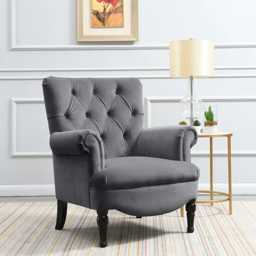Elisa Grey Armchair