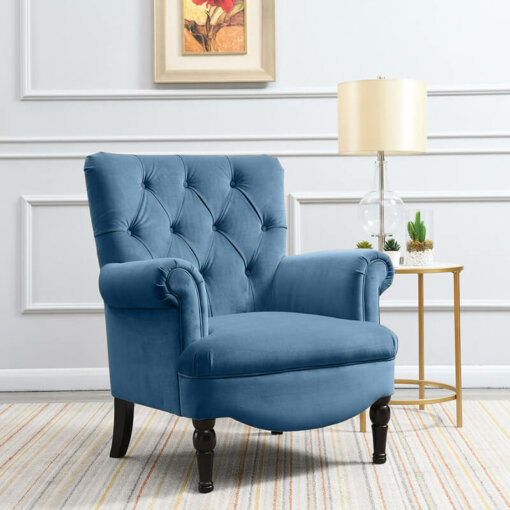 Elisa Light Blue Armchair