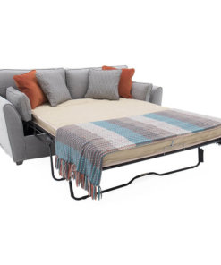 Cantrell 2 Seater Sofa Bed - Silver