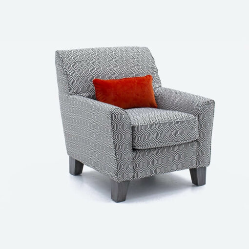Cantrell Graphite Accent Chair