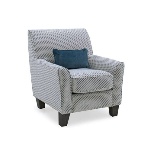 Cantrell Accent Chair - Teal Angles