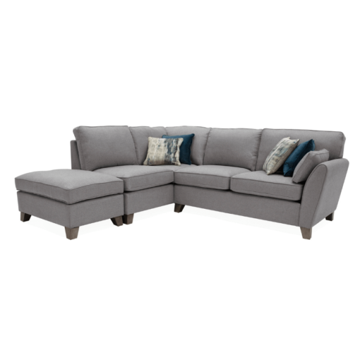 Cantrell Grey Corner Sofa