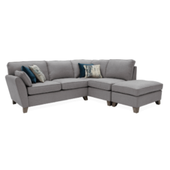 Cantrell Grey Corner Sofa