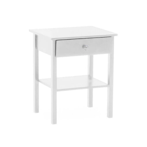 Willow White Bedside Table