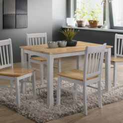 Bolton Grey and Oak Dining Set