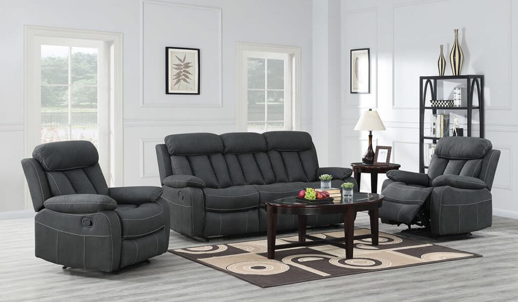 Janus Sofa Suite Dark Grey