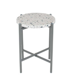 Terrazzo Grey Small Folding Table