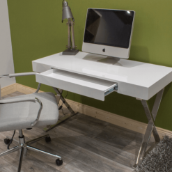 Sienna White Office Desk