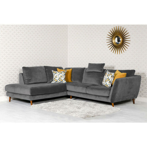 Helsinki Grey Corner Sofa