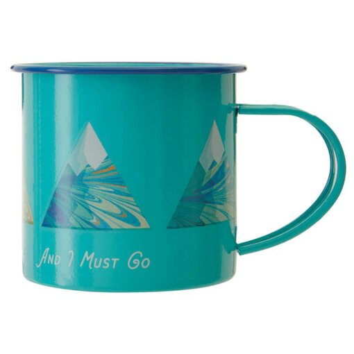 Mino Mountain Design Enamel Mug