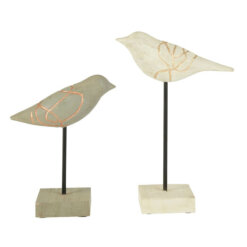 Vena Set of 2 Bird Sculpture