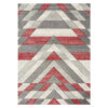 Asher Grey Red Rug