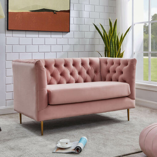 Belle Pink Sofa