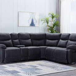 Brody Dark Grey Corner Sofa
