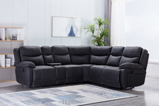 Brody Dark Grey Corner Sofa