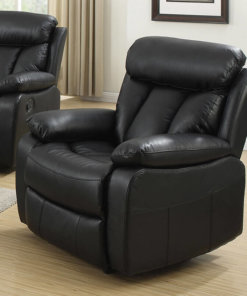 Janus Black 1 Seater Sofa