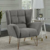 Lacy Light Grey Armchair