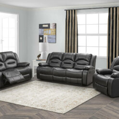 Novella Black Sofa Suite