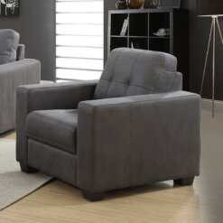 Rose Grey 1 Seater Sofa