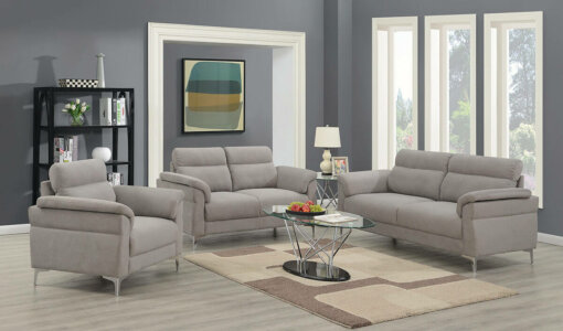 Roxy Light Grey Sofa Suite
