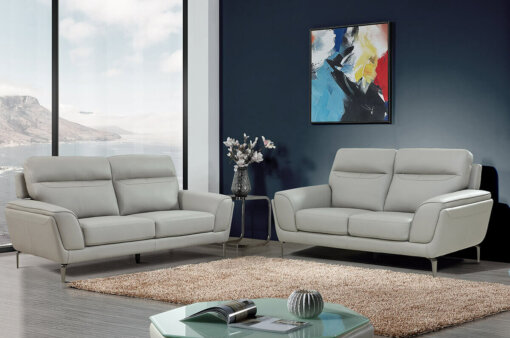 Vitalia Leather Sofa Suite