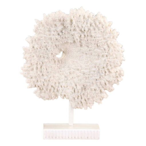 Cream Coral Ornament
