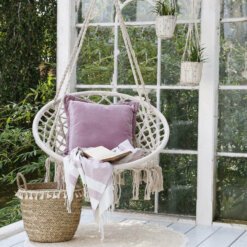 Antique White Swinging Chair