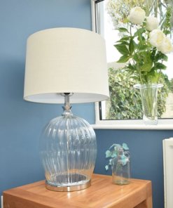 Clear Glass Oatmeal Lamp