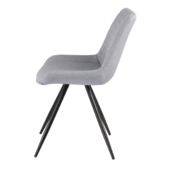 Isabella Grey Fabric Chair