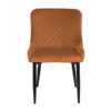 Talia Orange Velvet Chair