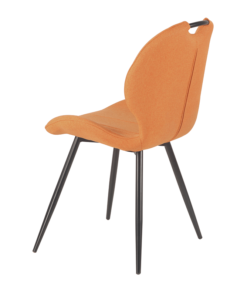 Toby Orange Fabric Chair