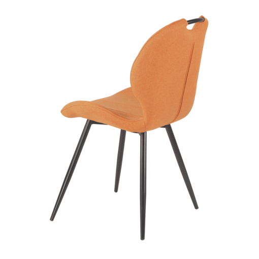 Toby Orange Fabric Chair