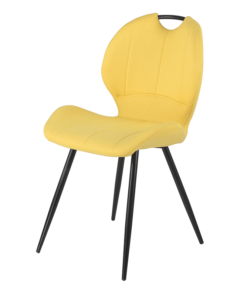 Toby Yellow Fabric Chair