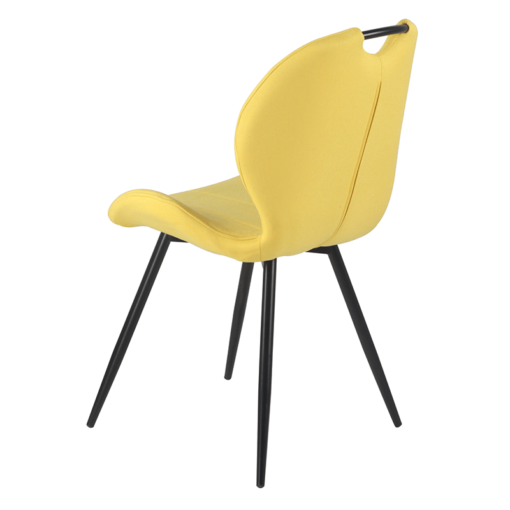 Toby Yellow Fabric Chair