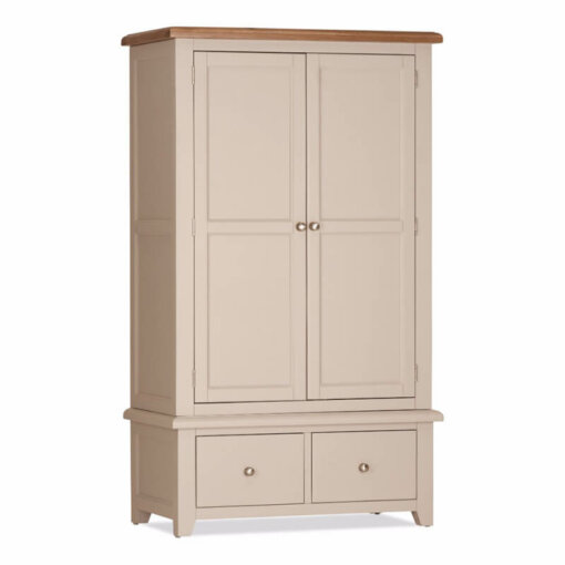 Victor Double Wardrobe With Drawers