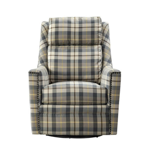 Canterbury Oxford Check Swivel Chair