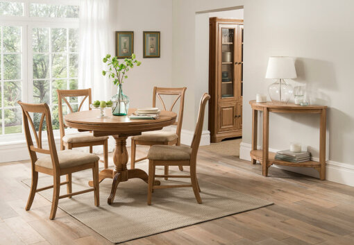 Carmen Fixed Oval Dining Table