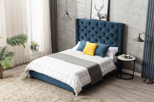 Chelmsford Navy Bed Frame
