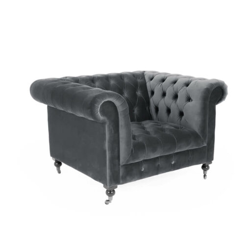Darby Grey 1 Seater Sofa