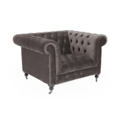 Darby Mink 1 Seater Sofa