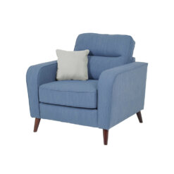Everett Indigo 1 Seater Sofa