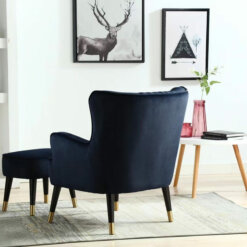 Jude Navy Accent Chair