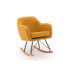 Katell Mustard Rocking Chair