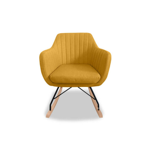 Katell Mustard Rocking Chair